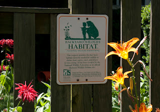 Wildlife habitat sign