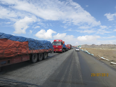 Avec les camions