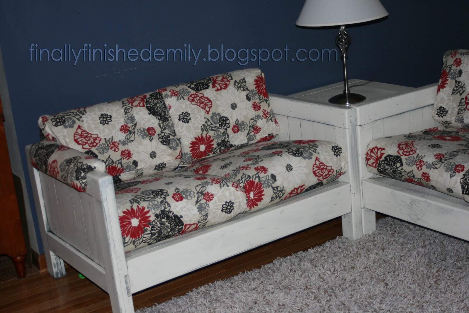 {finally}finished Old Brown Couch