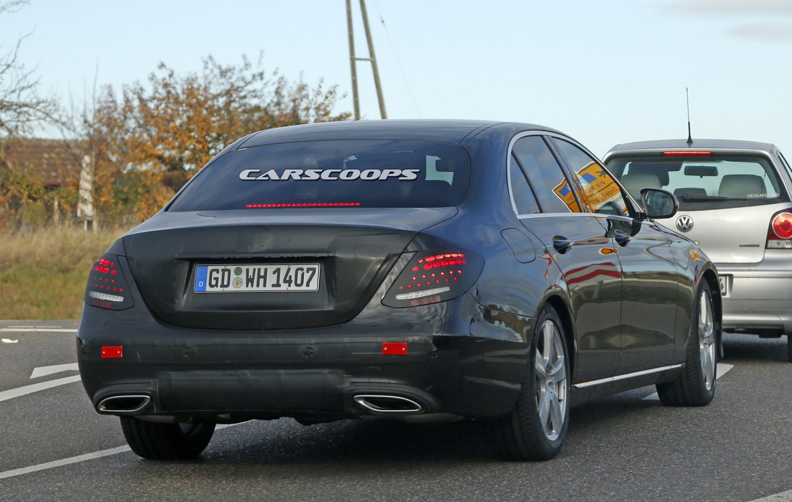 2017 Mercedes Benz E Class Sedan Spied Virtually