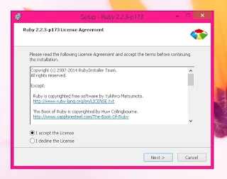 Cara install ruby di windows