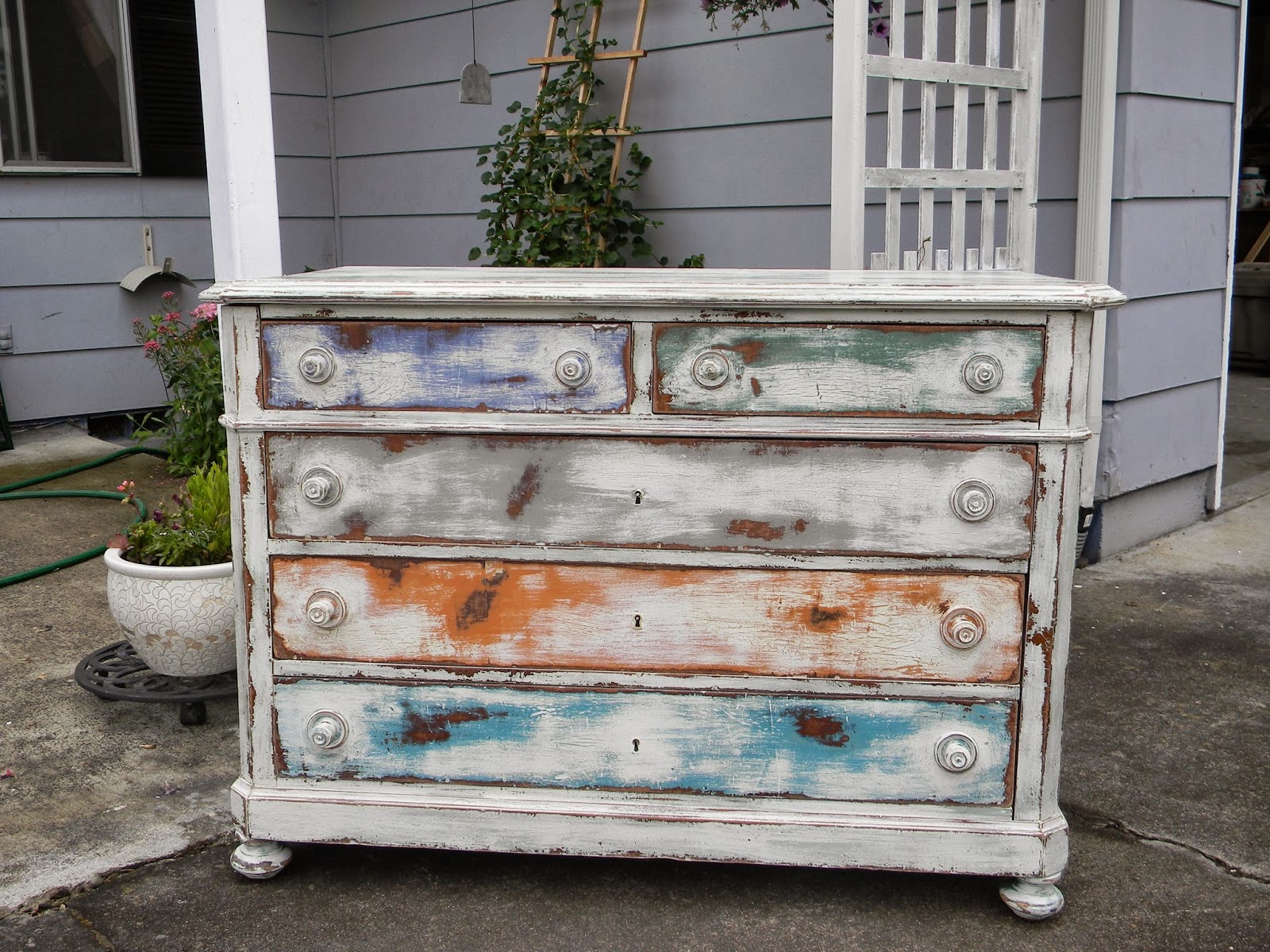Emily S Up Cycled Furniture What To Do With Damaged Old Dresser