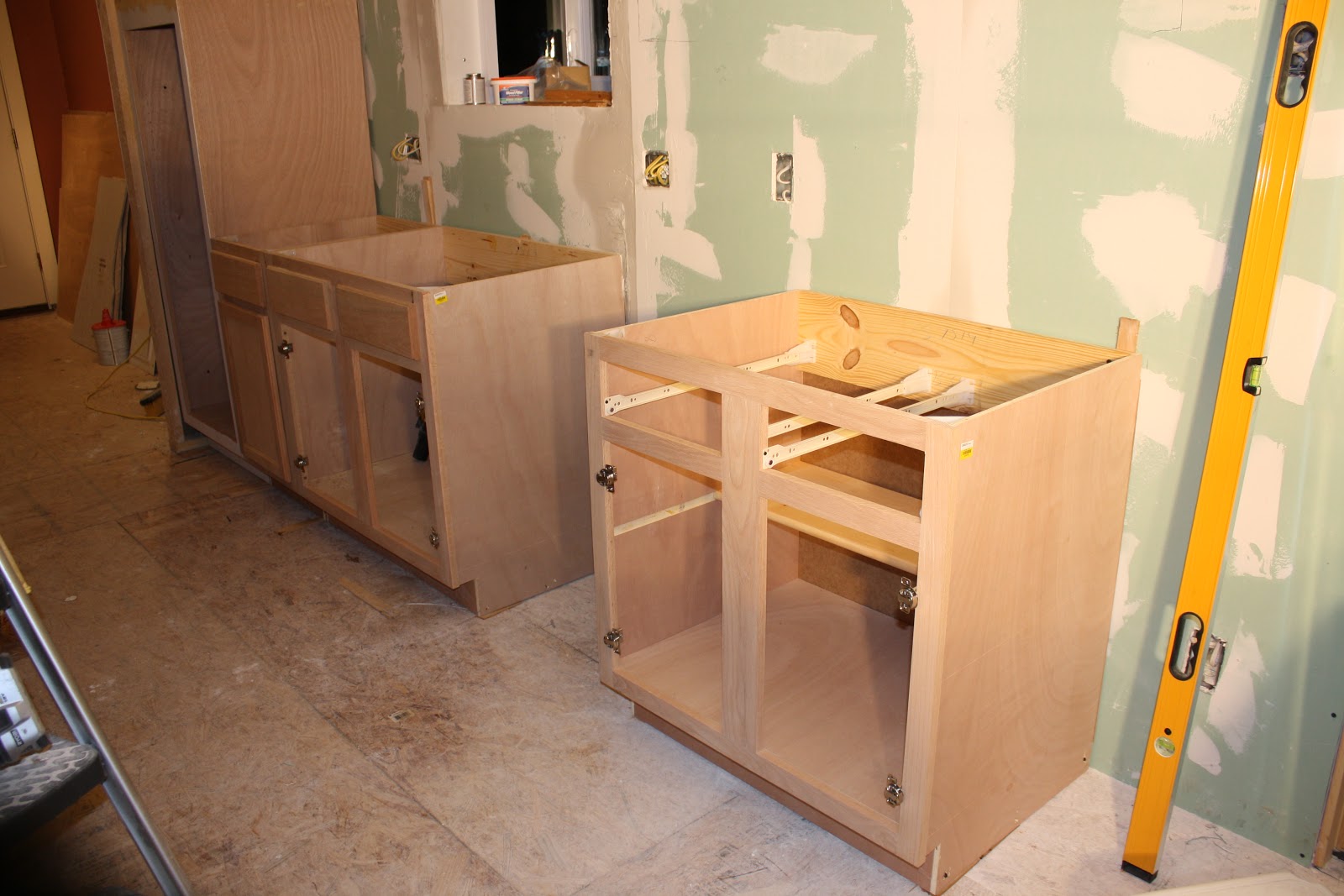 Kitchen cabinet lazy susan Plywood Kitchen Cabinets