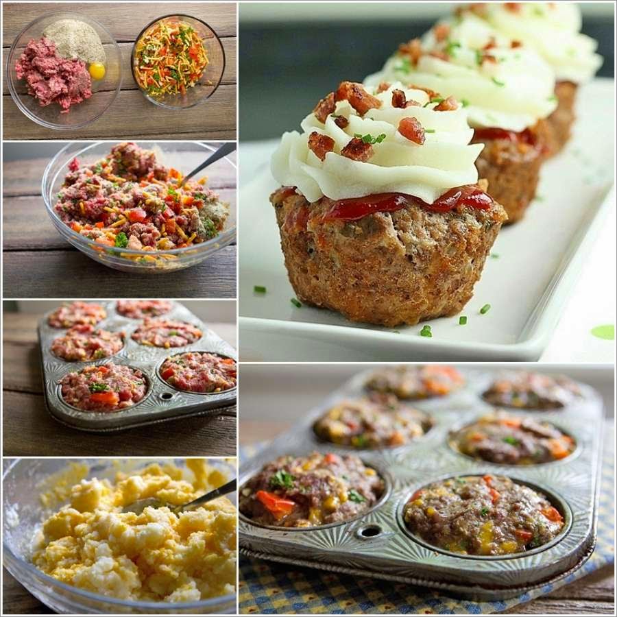 Meatloaf Cupcakes Handy DIY