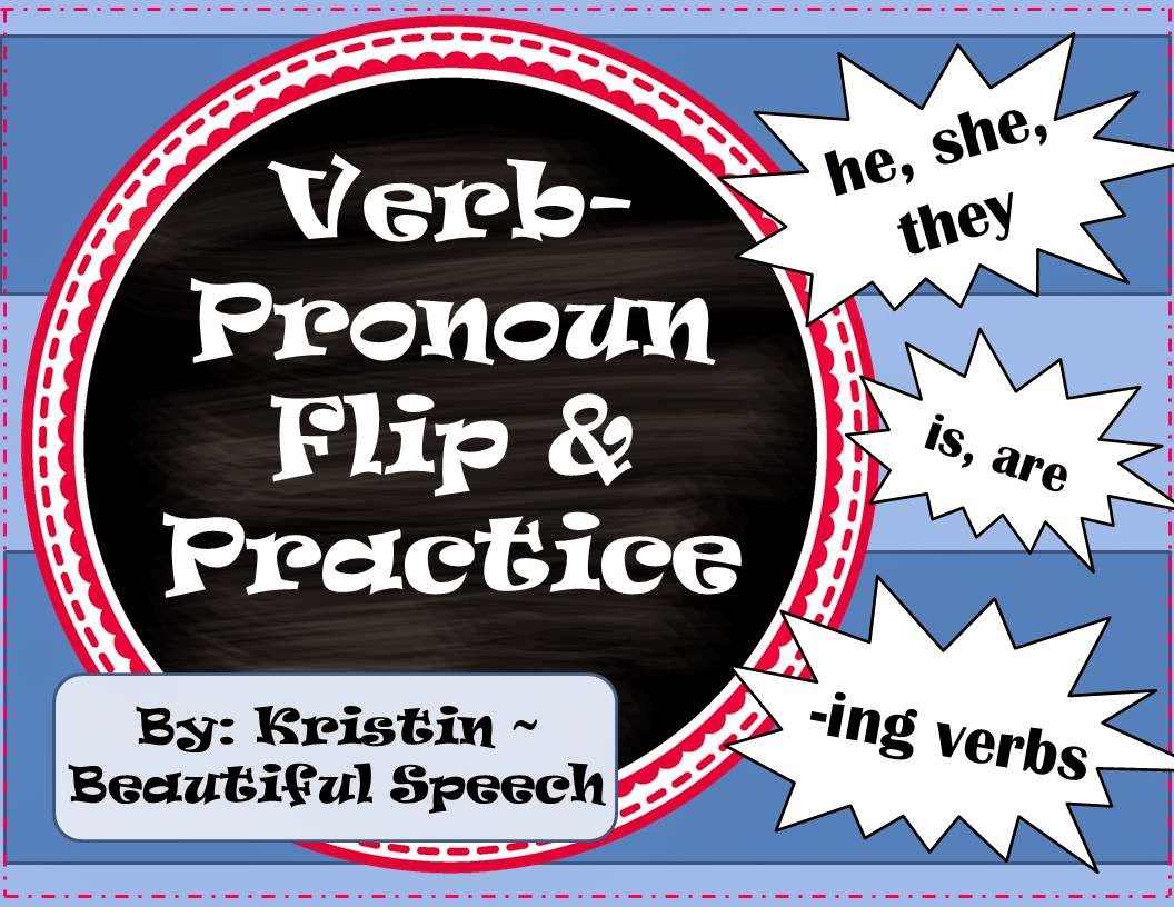 Beautiful Speech New Product VerbPronoun Flip& Practice