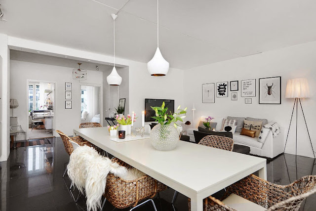 Apartment Showcasing Family Scandinavian Design