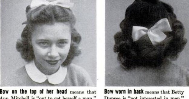 Hairdo dating cues 1944