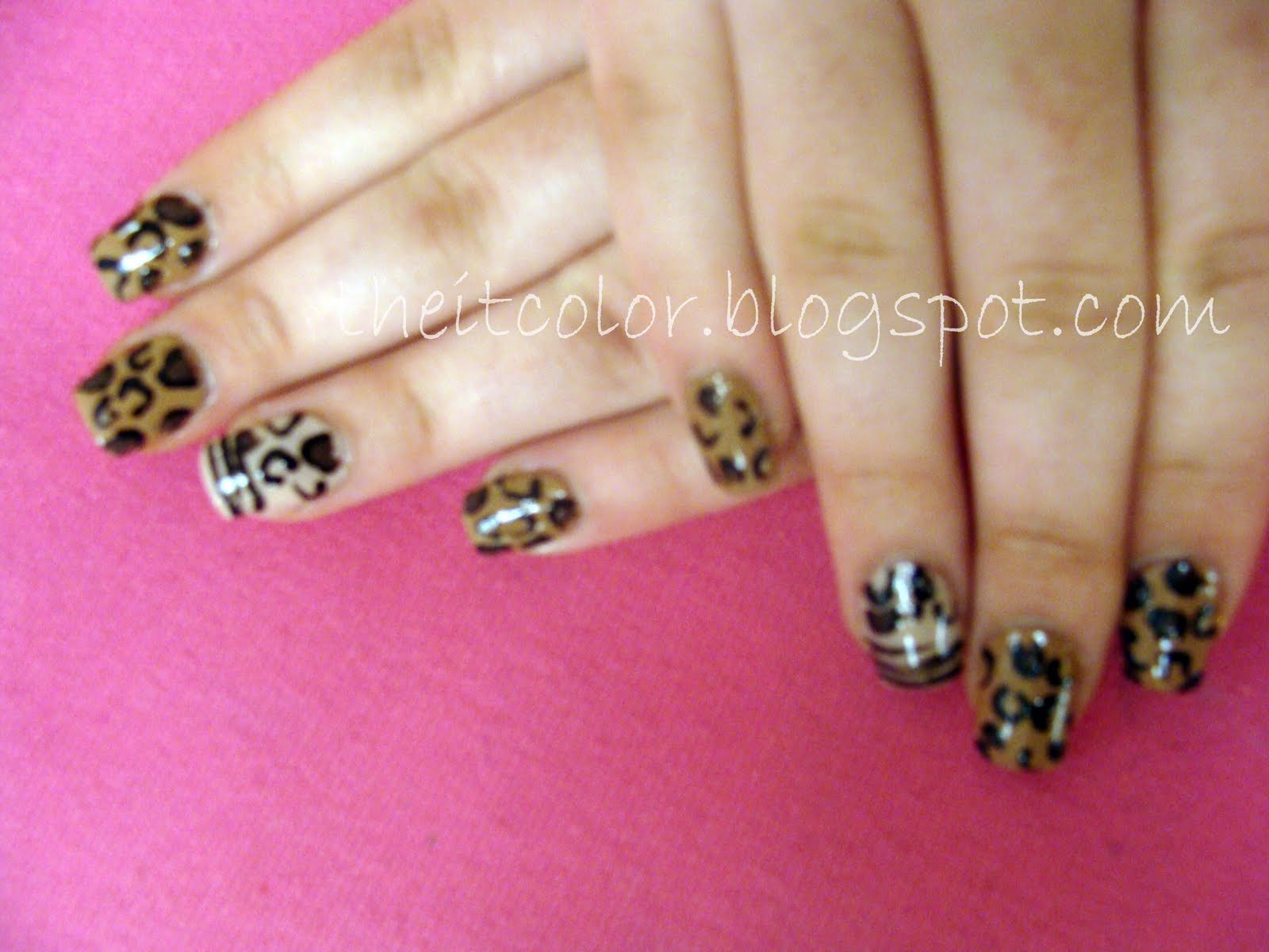cheetah acrylics