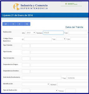 SUPERINTENDENCIA DE INDUSTRIA Y COMERCIO