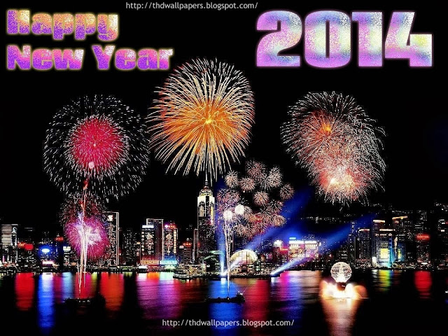 Latest Beautiful New Year Fireworks Wallpapers Photos Image Happy 2014 Pics