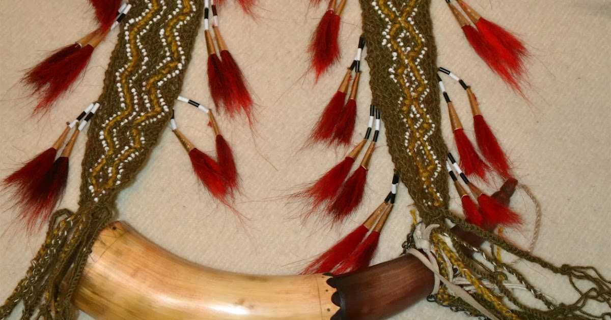 Contemporary Makers Woven Powder Horn Strap by Kris Daman