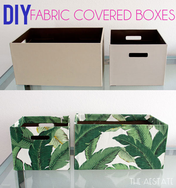 Diy fabric covered boxes The Aestate Bloglovin