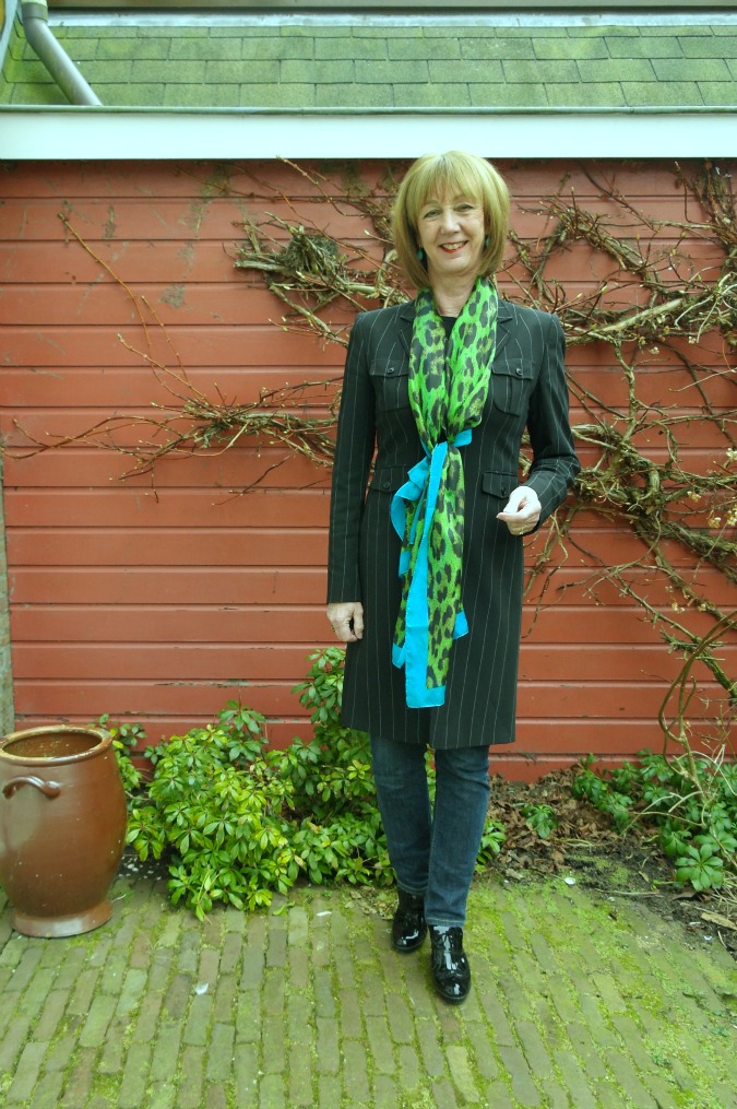 Chalk line jacket and jeans No Fear of Fashion