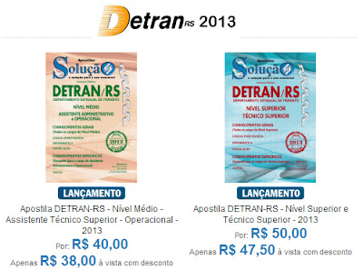 Concurso Do Detran 2012 Rs