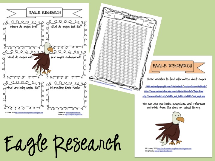 Classroom Freebies Too: Bald Eagle Research Freebie