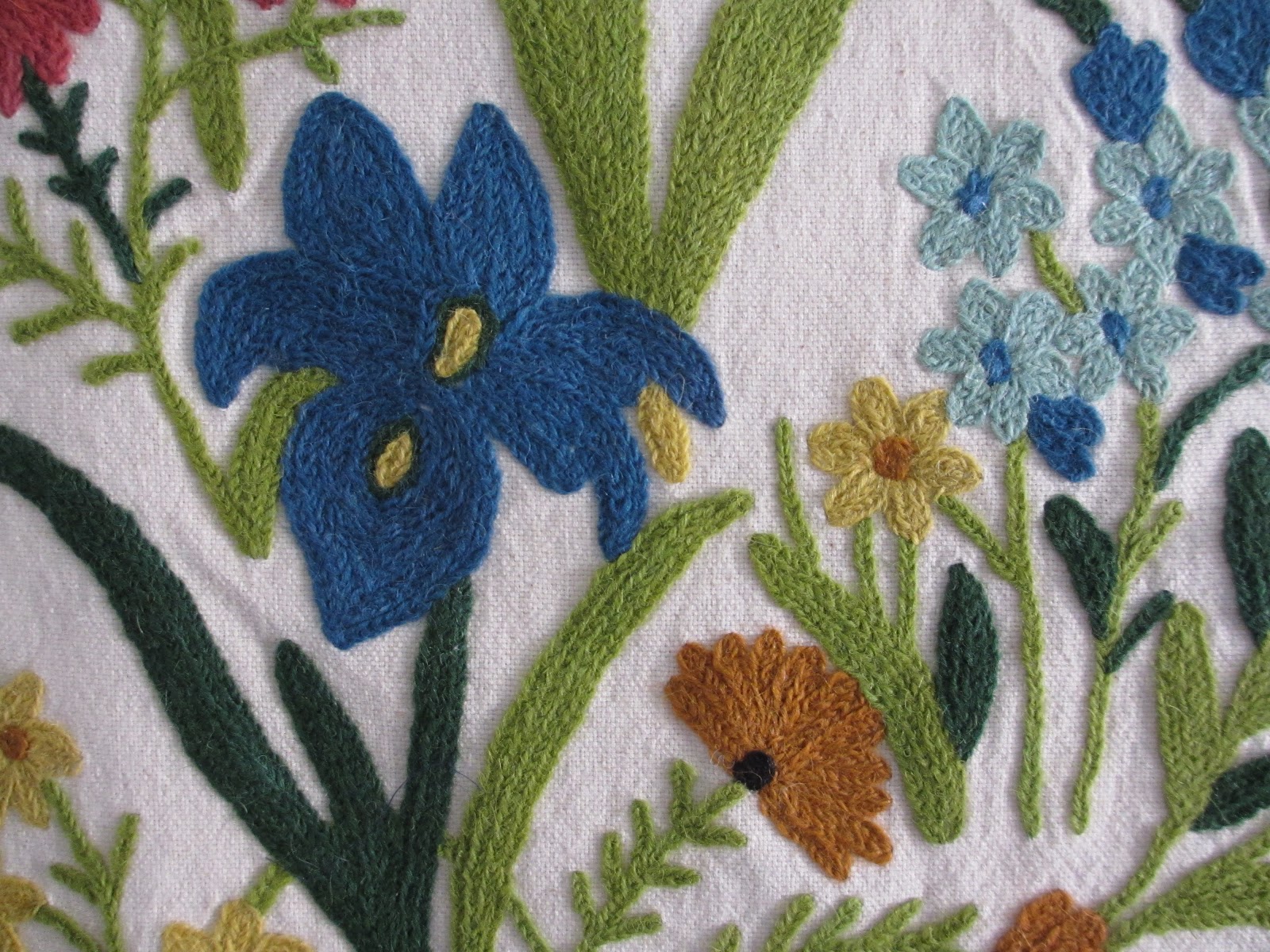 The Feisty Redhead Inspiration Crewel Embroidery