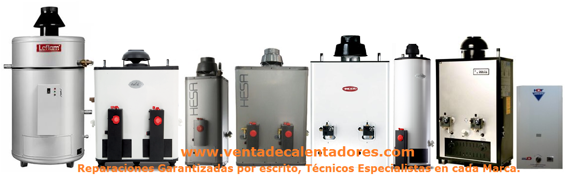 Venta y Reparación de Calentadores de Agua - Calentadores De depósito