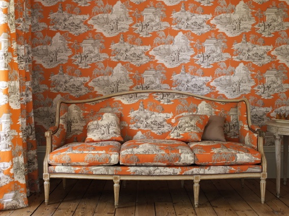 Dwellers Without Decorators: Matching Curtains and Wallpaper... Instant