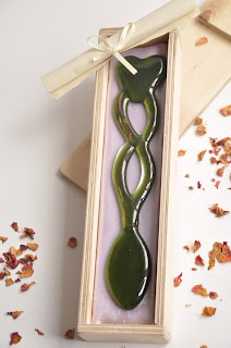 Designs by Neelie fused glass lovespoon Designs by Neelie fused glass lovespoon
