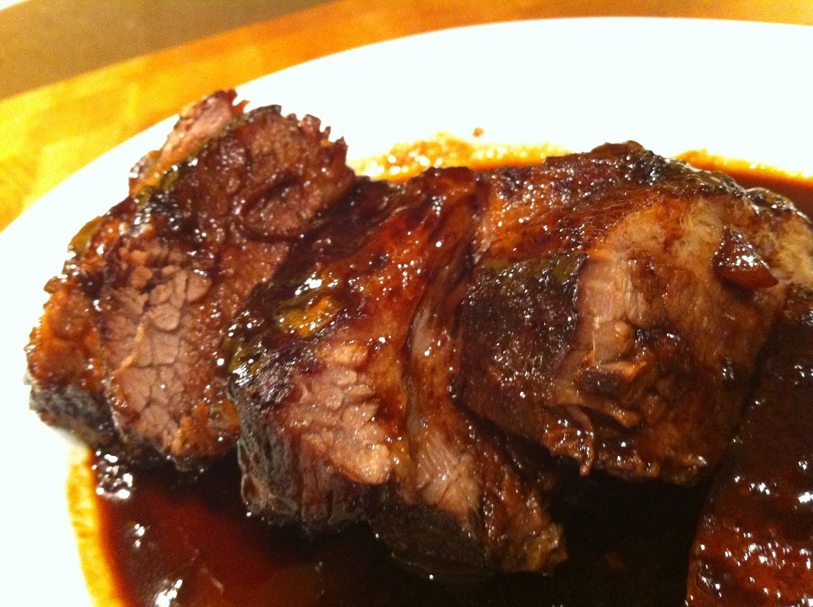 A Kalorama Kitchen Buffalo brisket in stout
