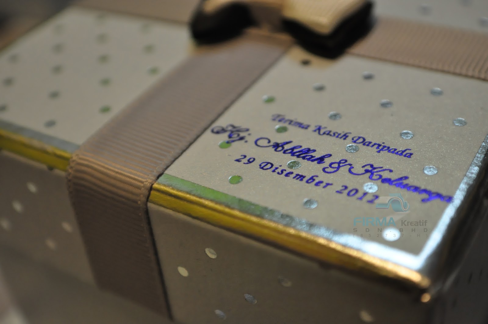 Firma Kreatif Sdn Bhd: Gift Box - Nazrul & Izmira