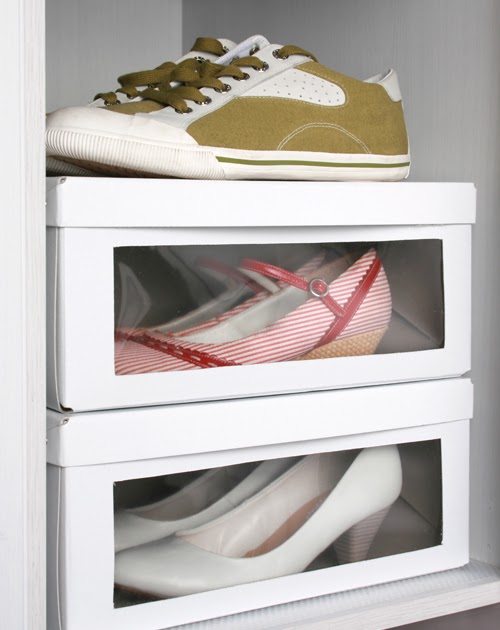 IkeaHack caja de zapatos con ventana