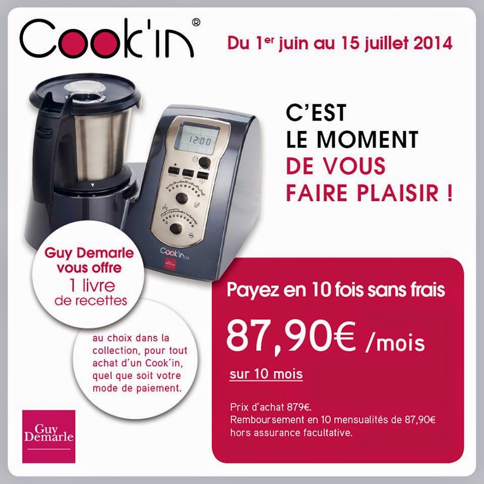 LA DÉTENTE AUX FOURNEAUX LE COOK'IN EN 10 FOIS SANS FRAIS..EN 15 JOURS