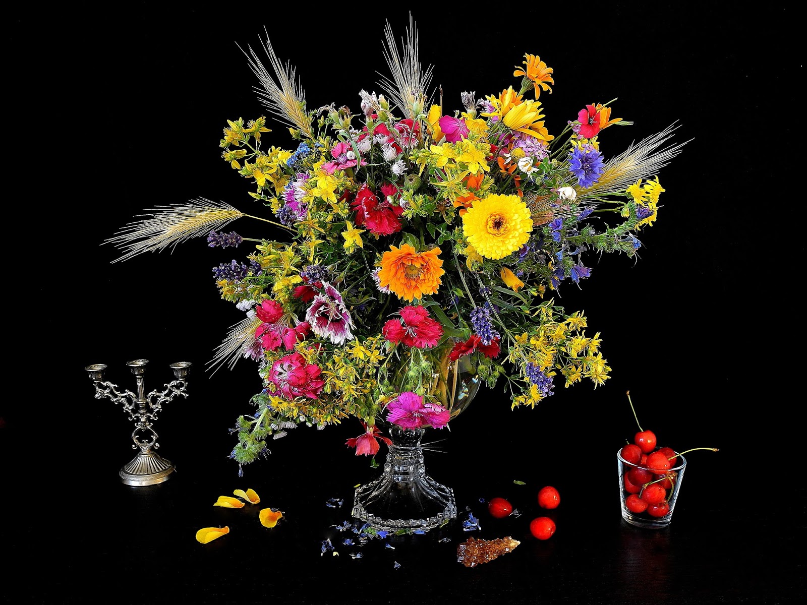 targetas de flores