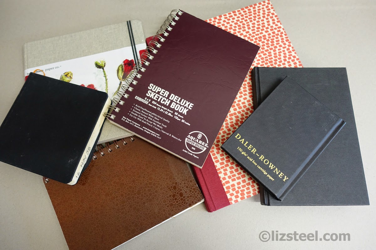 Sketchbooks for Ink and (light) wash Liz Steel Liz Steel
