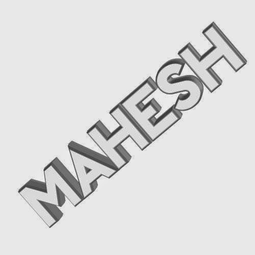 3D Name Logos: Mahesh 3D Name Logo
