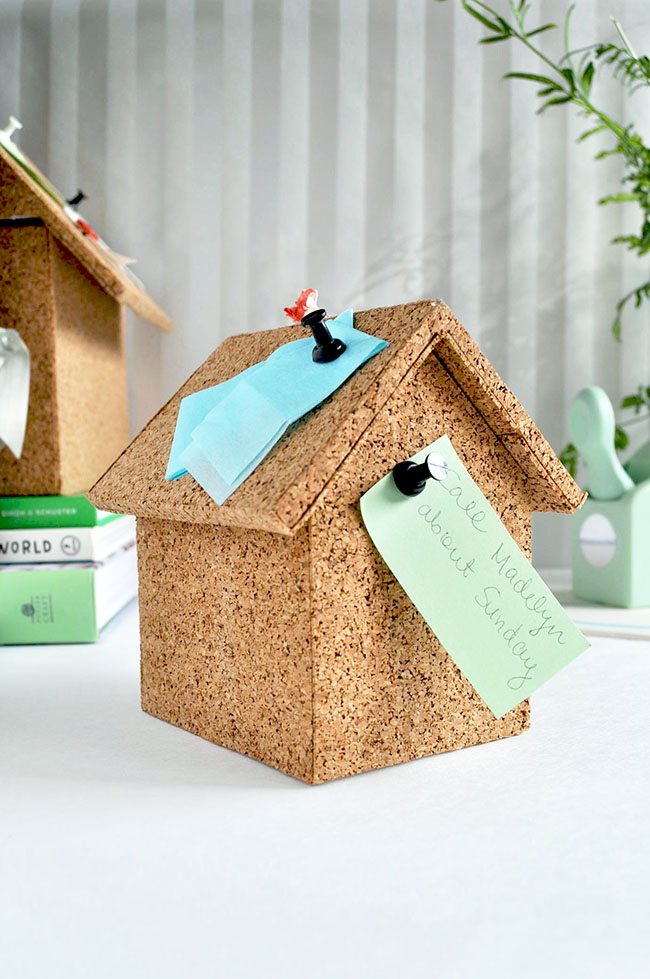 Snowdrop and Company DIY Cork Storage Box