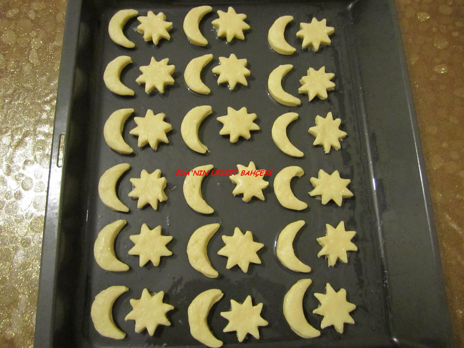 Eda�nın Lezzet Bahçesi Yemek Tarifleri Tuzlu Kurabiye (Pastane kurabiyesi)