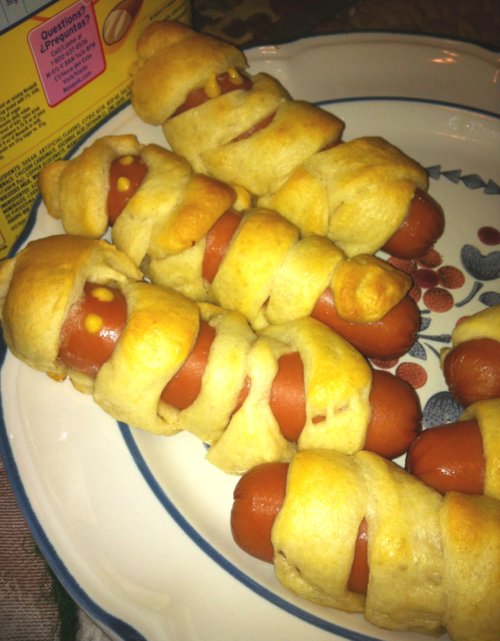 Hot Dog Mummies Phyllo Hot Dog Mummies Phyllo
