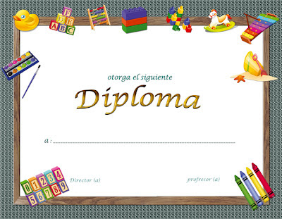 Plantillas de diplomas para parvularia y kindergarten gratis - Frames Plantillas de diplomas para parvularia y kindergarten gratis - Frames