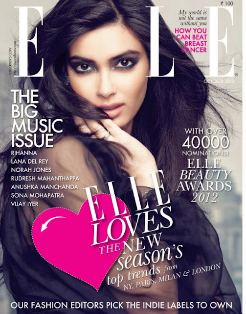 Diana Penty Photo Shoot for Elle India [October 2012]