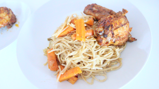 Healthy Dinner With Baked Chicken