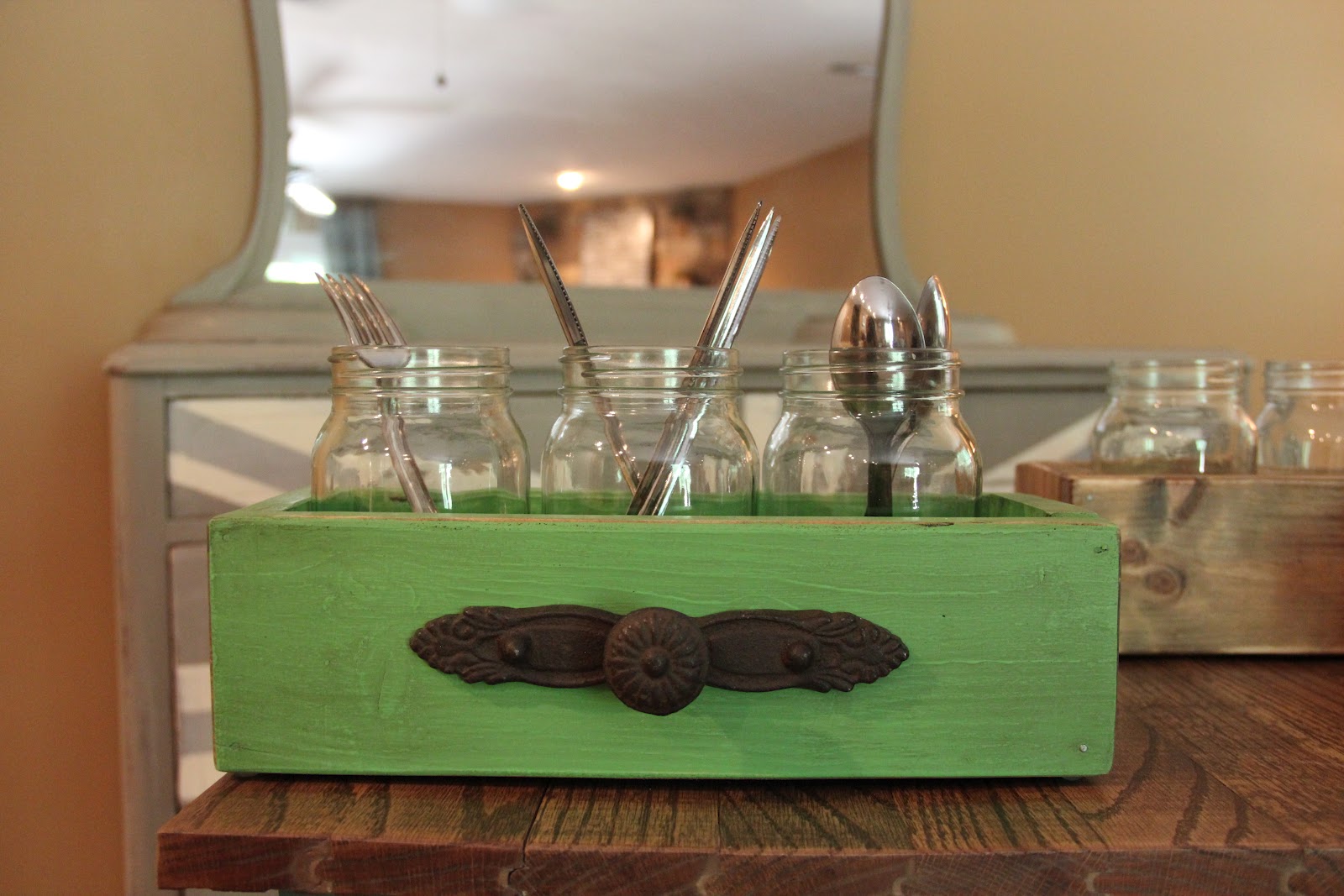 Funky Junk Wooden Mason Jar Crates