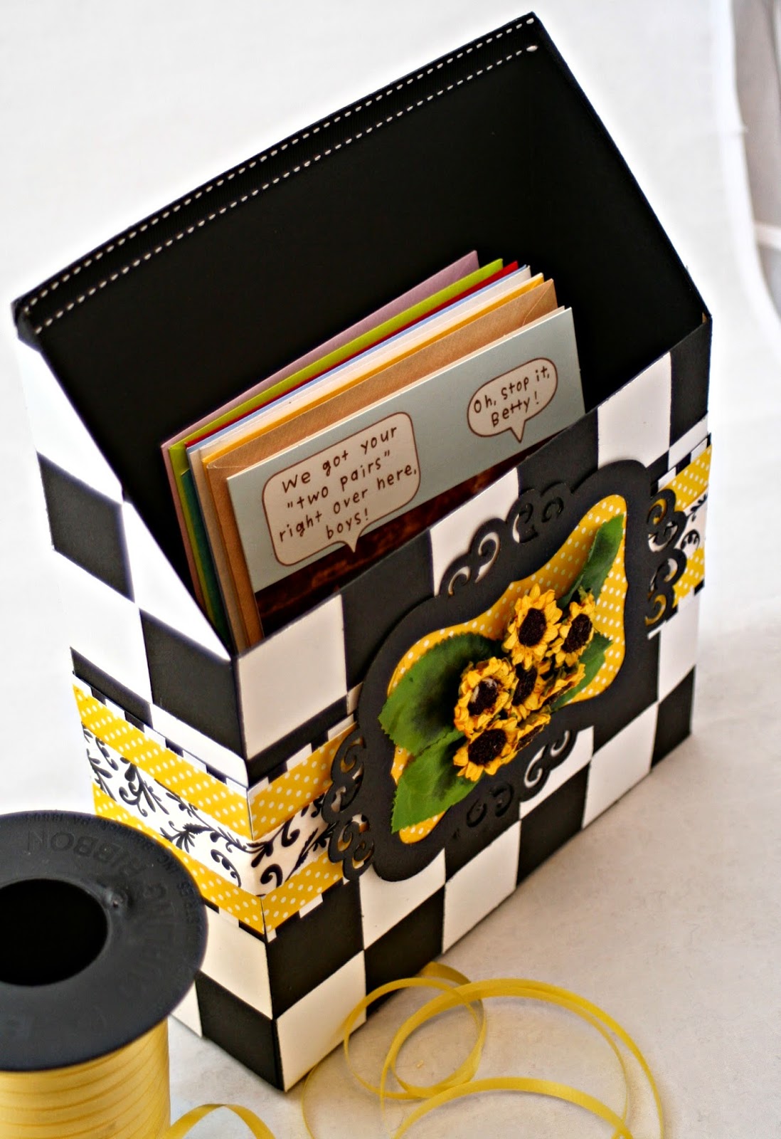 MarvinsDaughters DIY Greeting Card File