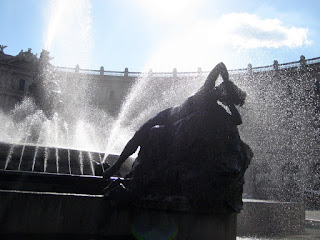 Fountain of the Naiads in the Piazza della Repubblica.