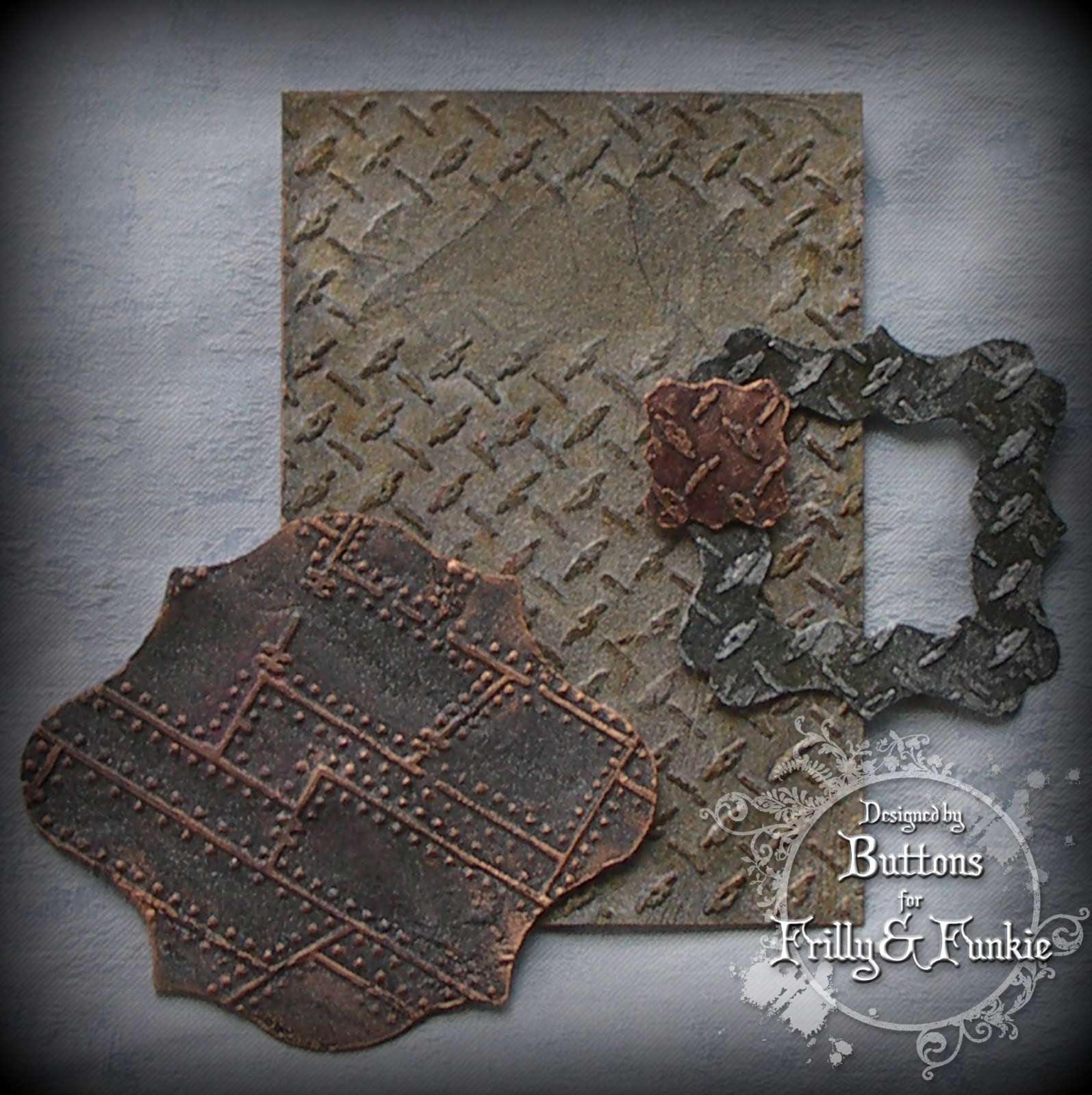 Frilly and Funkie Step by Step Textured Embossing