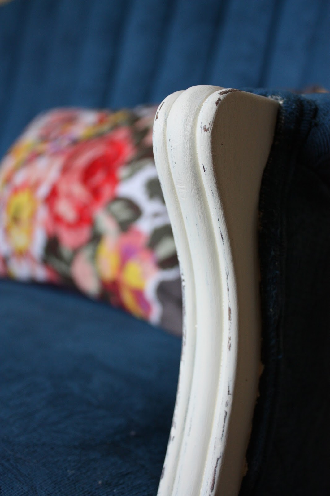 How I Painted My Fabric Couch quiet moments