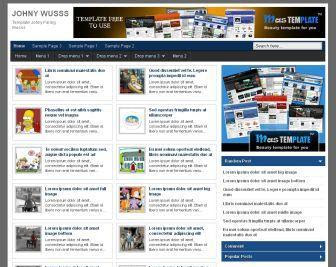Download Template valid HTML5 (Blue SEO Simple)