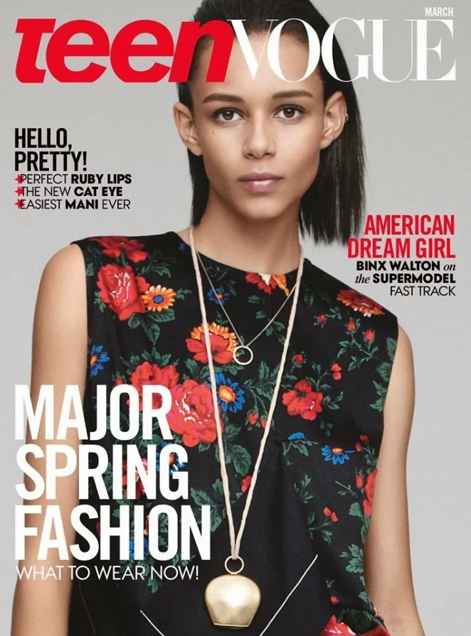 Gigi Hadid and Binx Walton cover Teen Vogue March 2015