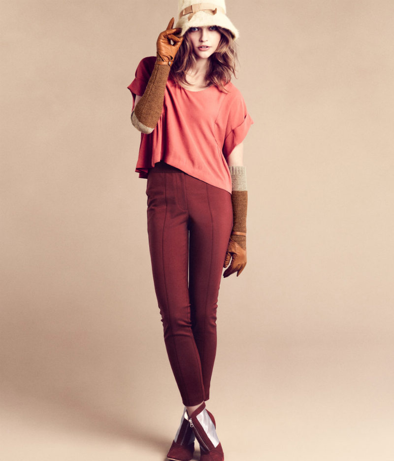 Sasha Pivovarova for H&M's Autumn 2011 Lookbook