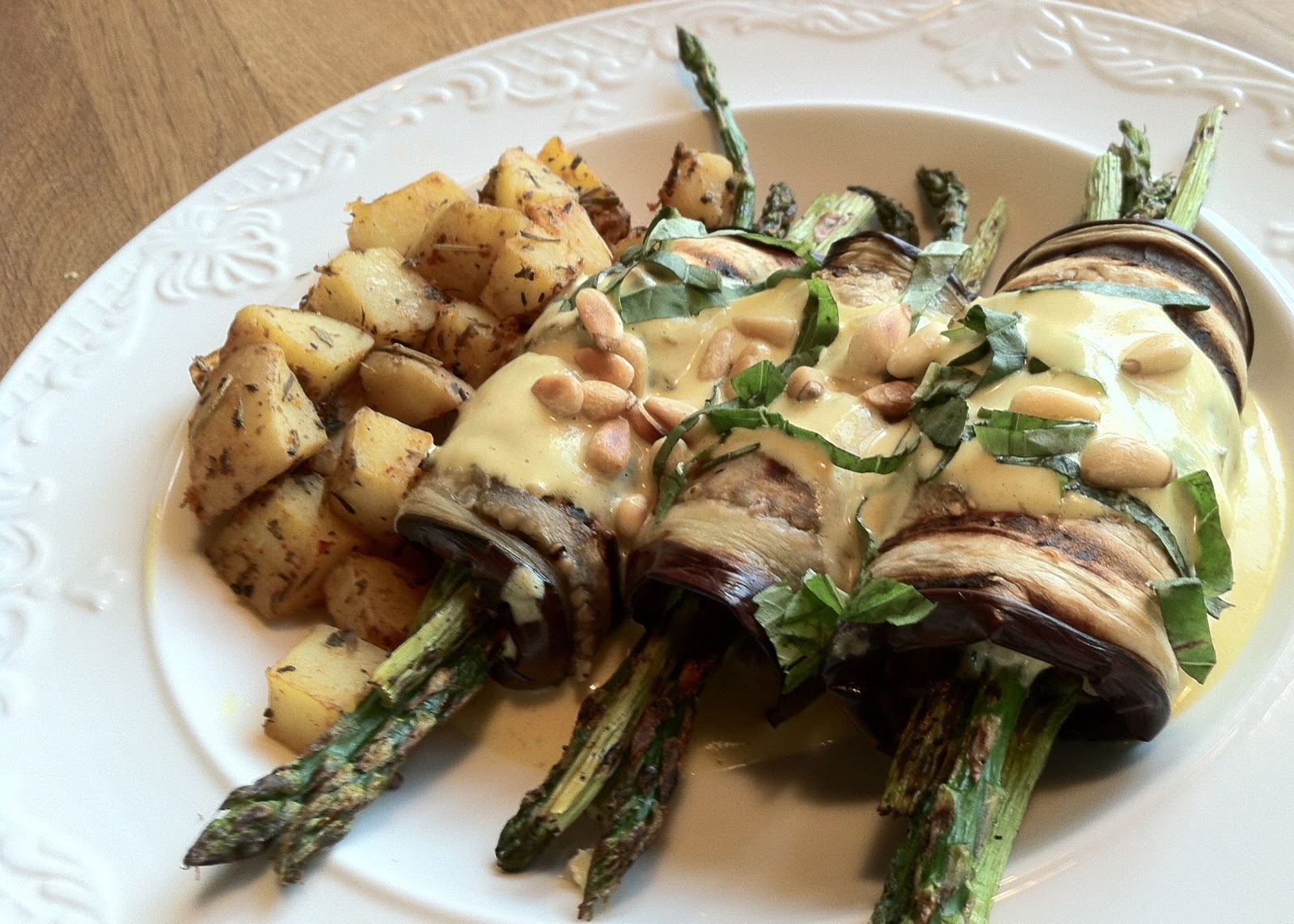 Positively Vegan Let's Do Brunch Grilled Eggplant Roulades