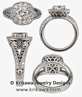 Vintage Split Twist Engagement Ring Vintage Split Twist Engagement Ring