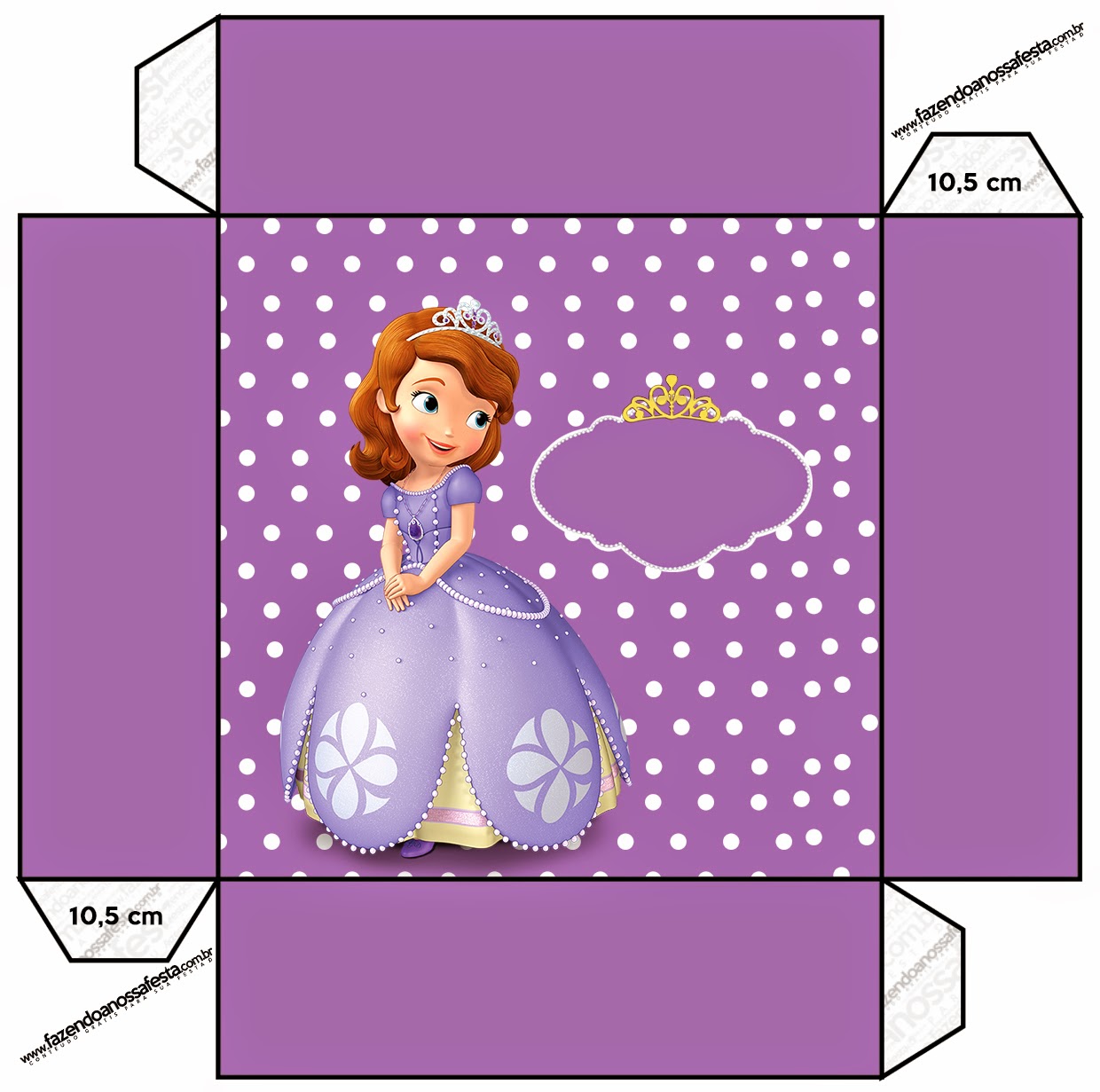 Sofia the First: Free Printable Boxes. - Oh My Fiesta! in english