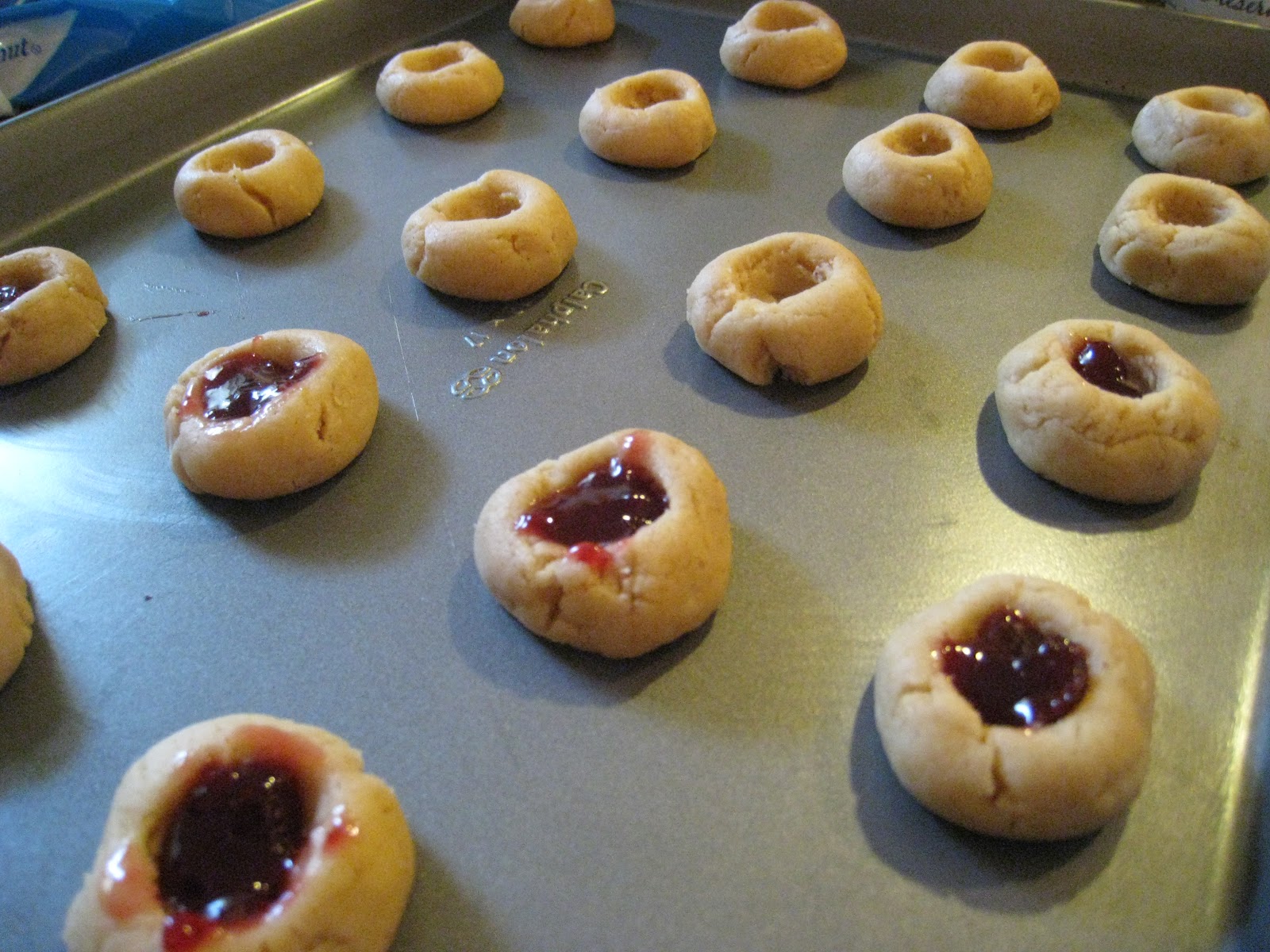 My Journey Passover Thumbprint Cookies