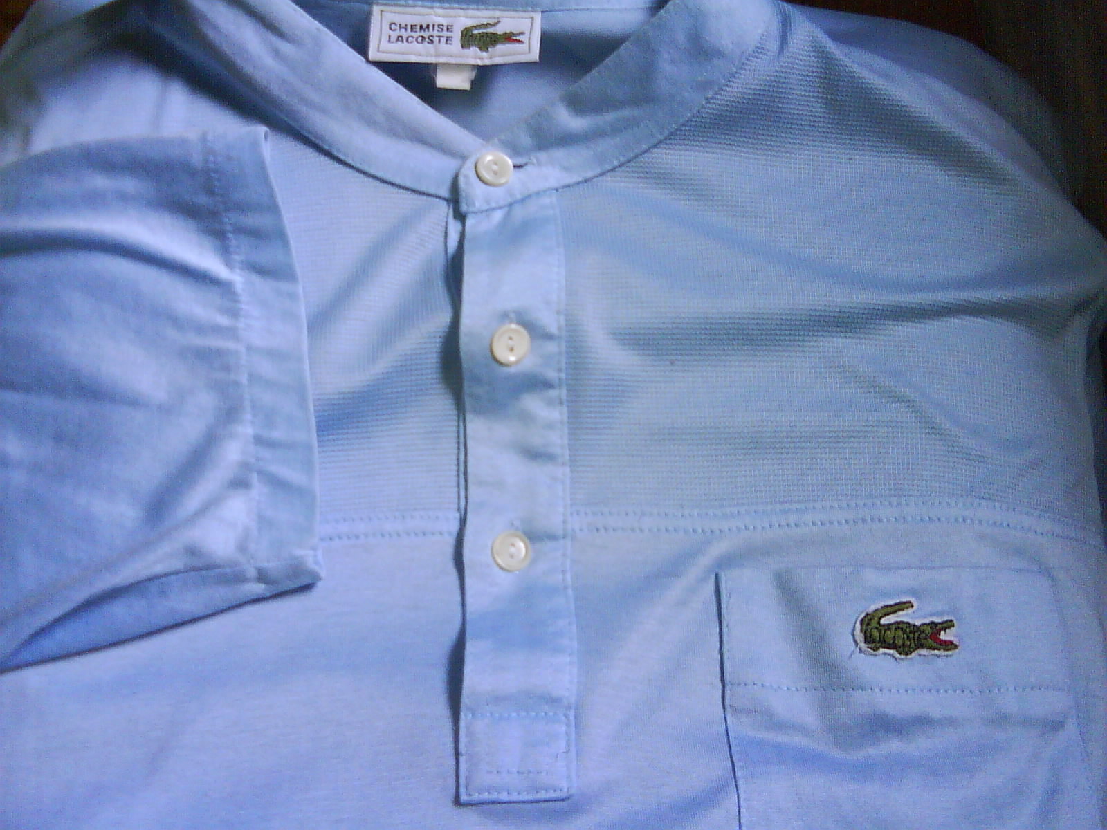 EnjOytAblE COllEctIOn Vintage Lacoste kain sambung t shirt