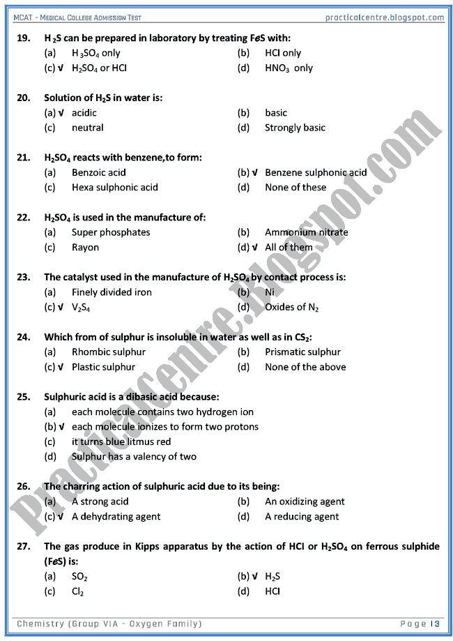 mcat-chemistry-group-vi-a-oxygen-family-mcqs-for-medical-college-admission-test